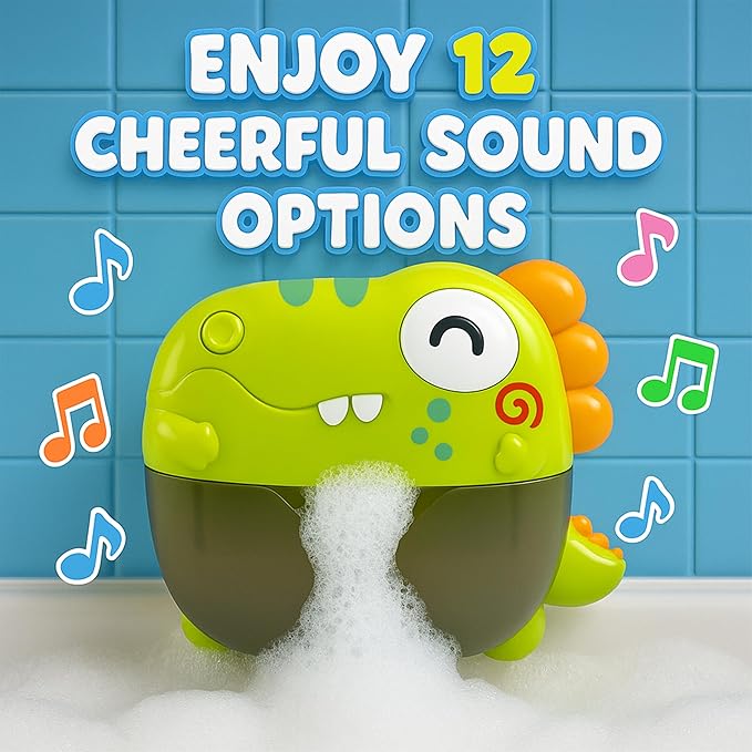 Bath Bubble Machine - Bathtub Bubble Machine Bath Toys | Bathtub Bubble Machine, Light Up Bubbles Maker for Bathtub - Bubbles Bath Maker with Lights and Music, BPA Free