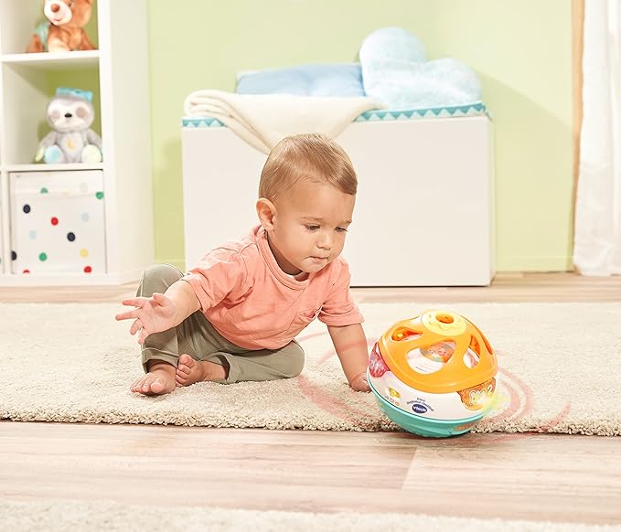 VTech Baby 3-in-1 Magic Music Ball - Interactive Baby Toy that Moves Alone and Plays Music - For Children Aged 9-36 Months