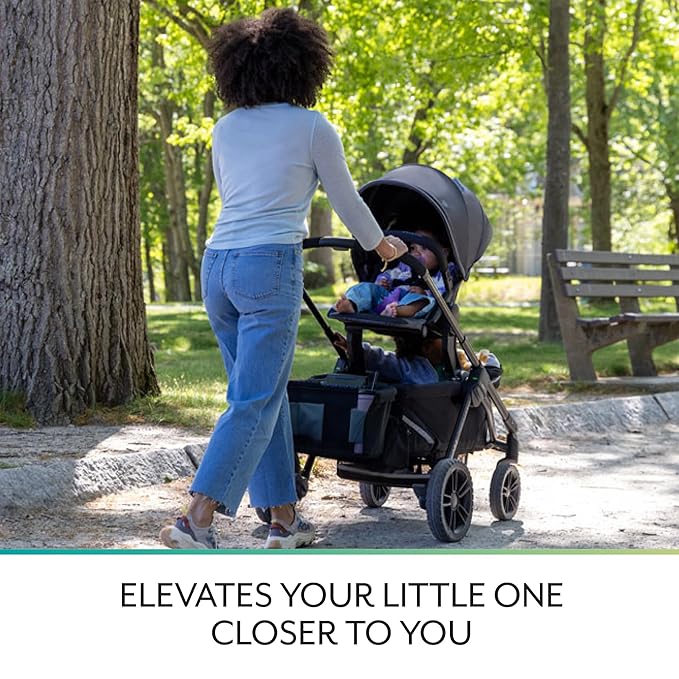 Evenflo Pivot Xplore Stroller Wagon Second Seat, Adventurer Gray