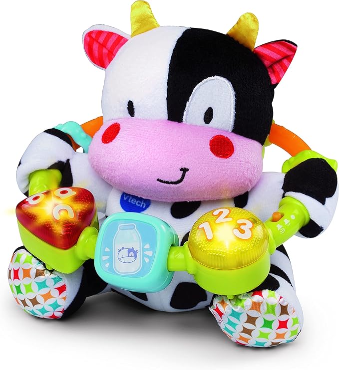 VTech 166003 Baby Little Friendlies Moosical Beads Baby Toy Baby Educational and Sensory Toy with Music and Light for Babies and Toddlers from 3 Months+, English Version