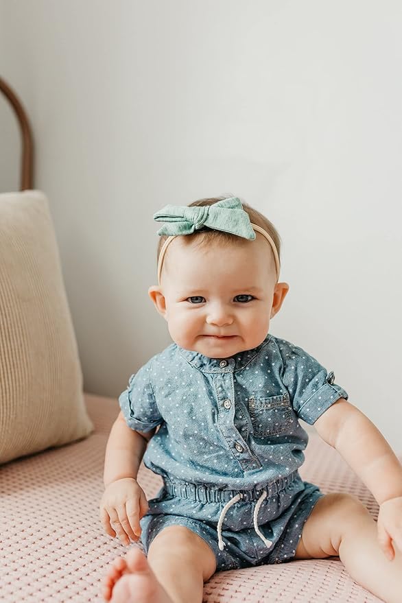 Copper Pearl Classic Baby Bow Emerson