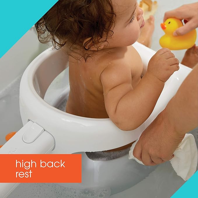 Summer Infant My Bath Seat Soft Support, Gray