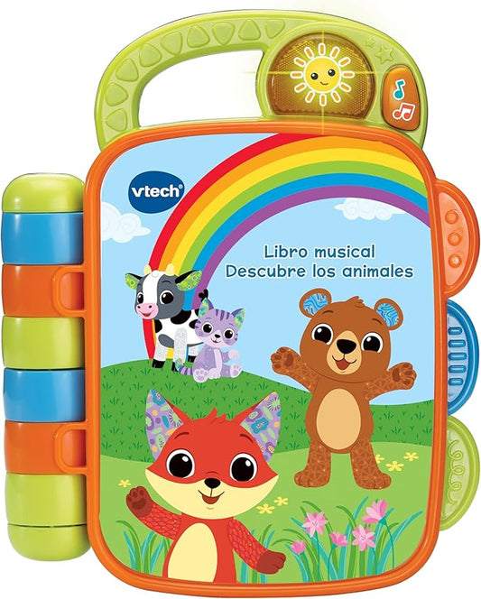 VTech Music book Discover the animals, color by Spanish (80-567822)