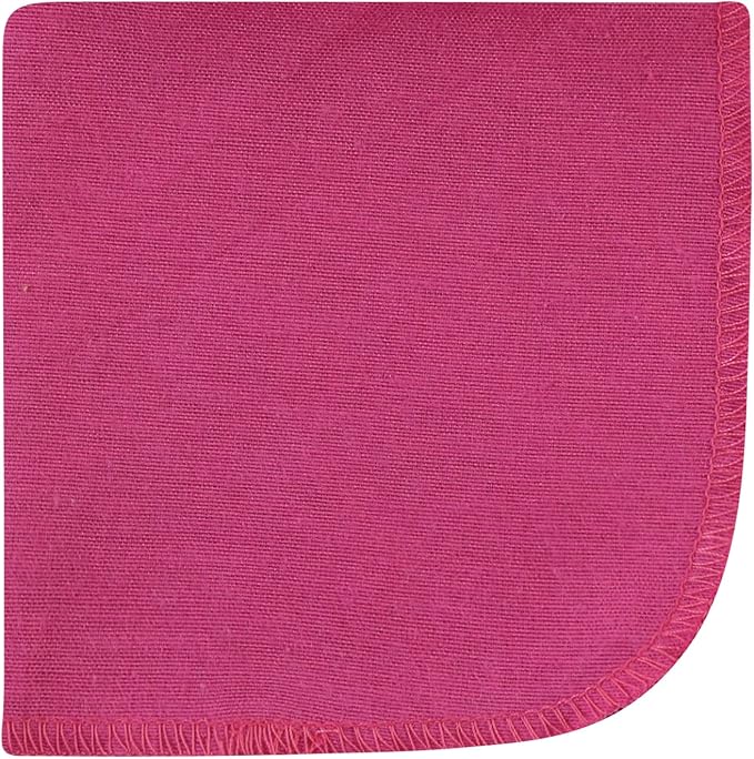 Hudson Baby Unisex Baby Flannel Cotton Washcloths, Butterfly Floral 10 Pack, One Size