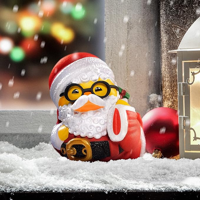 TUBBZ Christmas Santa Claus Collectible Duck Vinyl Figure - Official Numskull Merchandise - TV Movies & Books