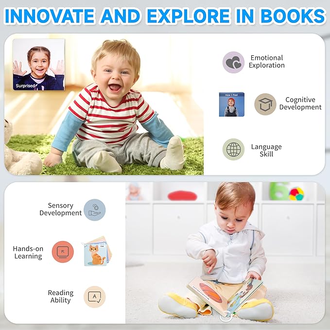 WOODMAM Montessori Toys for Babies 7-12 Months, 9 in 1 Educational Wooden Toys Set, Includes Object Permanent Box, Stacking Cups, Mirror Puzzle, Ring Stacker and More