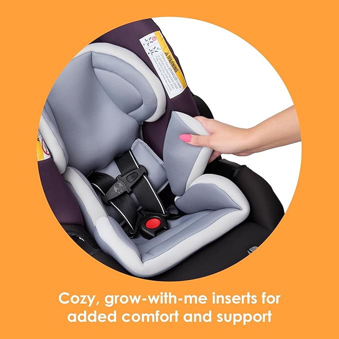Baby Trend Secure-Lift Infant Car Seat, Dash Plum – Compact Lightweight Carrier, Infant Comfort Cushioning, Adjustable Harness Fit
