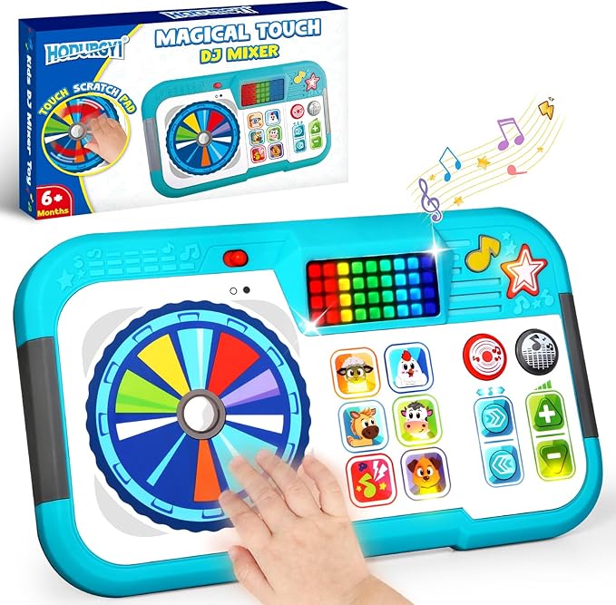 Baby DJ Toys for 6-12 Months, DJ Table for Baby 1 Year Old Boys Girls, Interactive Early Development Toy, Christmas Birthday Gifts for Toddlers
