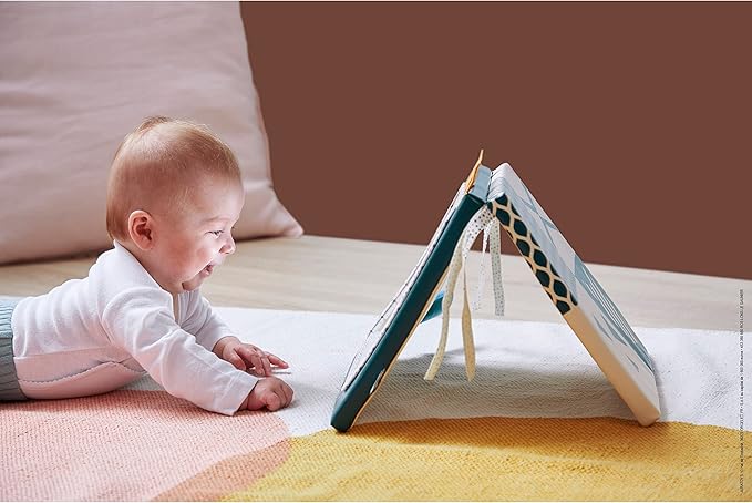 Kaloo - Stimuli - My Sensorial Mirror - Soft Multi Textured Toy for Babies - Early Developments - Polyester - from Birth - K227001.