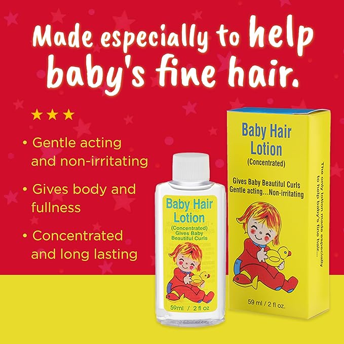 Clubman Pinaud Baby Hair Lotion, Gentle Formula, 2 Fl Oz (Pack of 6)