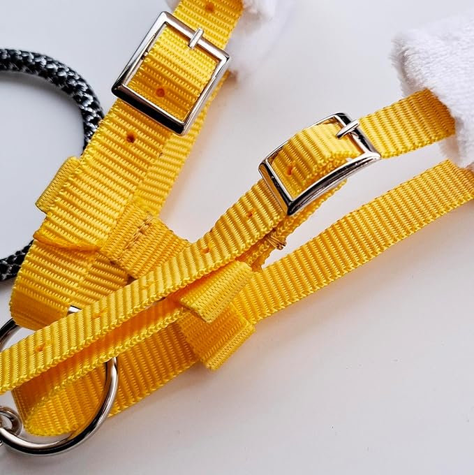 Yellow Hobby Horse Halter | Tacks for Stick Horse | Hobbyhorse Accessory