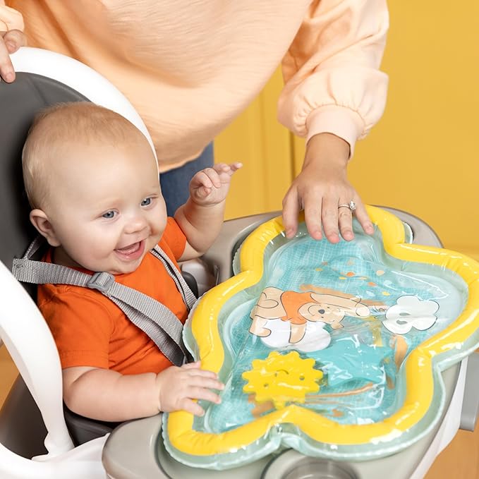 Bright Starts Disney Baby Winnie The Pooh Once Upon a Water Mat, Blue, Unisex, Newborn +