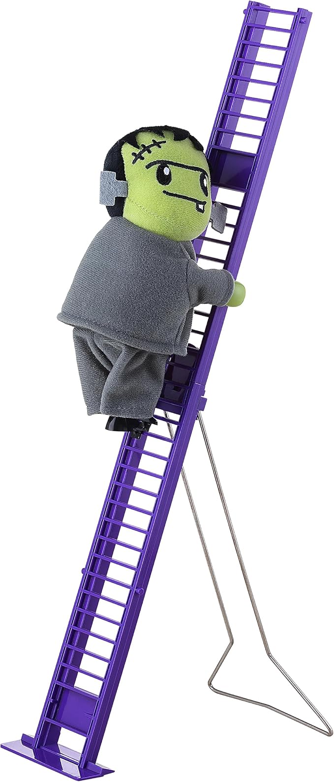 Mr. Halloween Miniature Super Climber Musical Animated Indoor Halloween Decoration, 17 Inches, Frankie