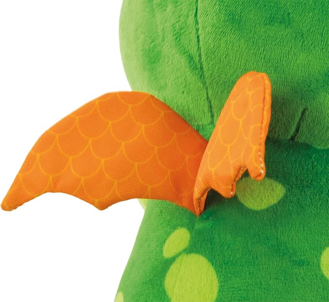 Clementoni Baby Dino Dragon Birichino, Plush Animal for Newborns from 6 Months, Play for Childhood, Learns Words, Colours, Numbers and Shapes, Stimulates Multisensory Development,