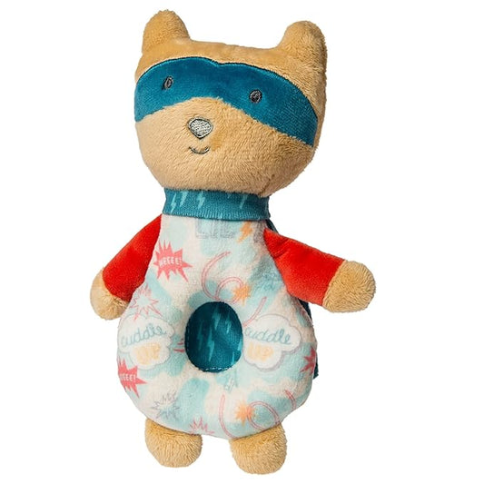 Mary Meyer Soft Ring Baby Rattle, 6-Inches, Lil' Hero