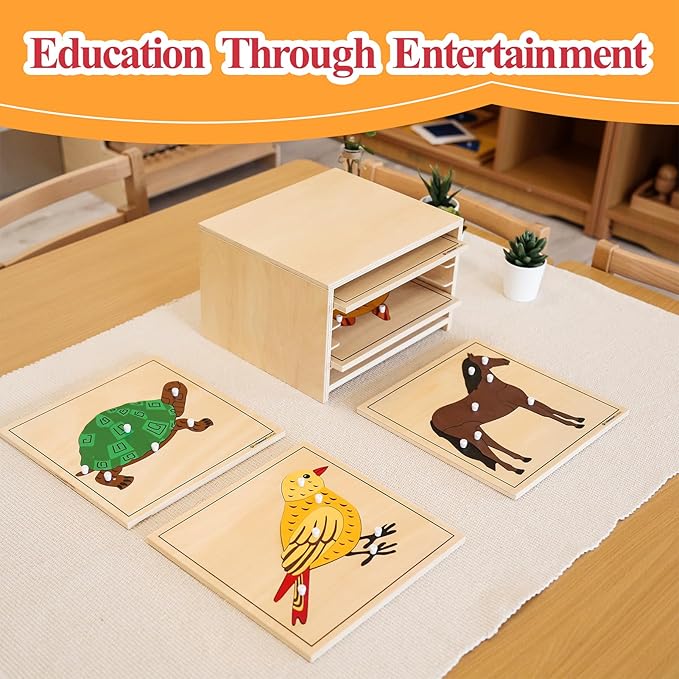 Montessori Outlet Horse Puzzle for Children 3-6 Years Montessori Education at School and Home