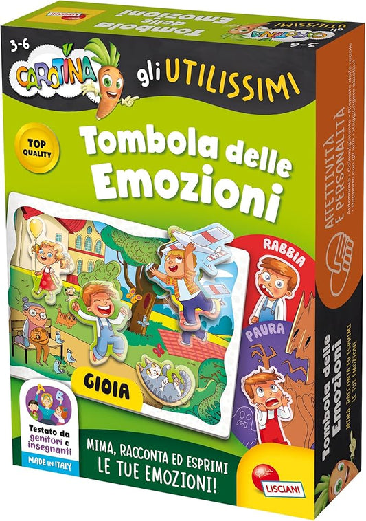 Liscianigiochi - Carrot The very useful tombole of emotions, 102815
