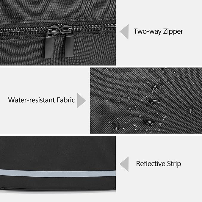 GRAOSO Baby Bouncer Transport Bag, Bouncer Carrier Compatible with Baby Bjorn Bouncer Balance Soft and Bouncer Bliss, Double Zipped Travel bag with shoulder Pad, Black
