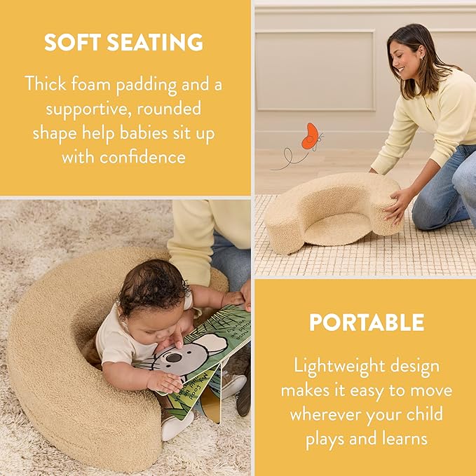 Sit 'n' Support Cushion, Floor Seat, Sand