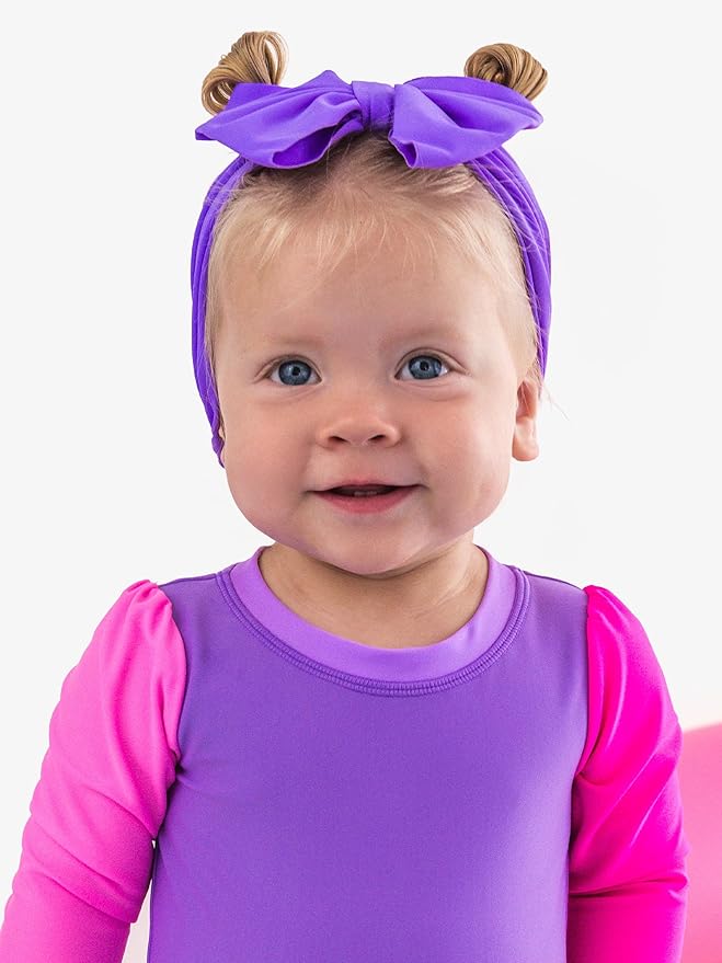 RuffleButts® Girls Swim Bow Headband