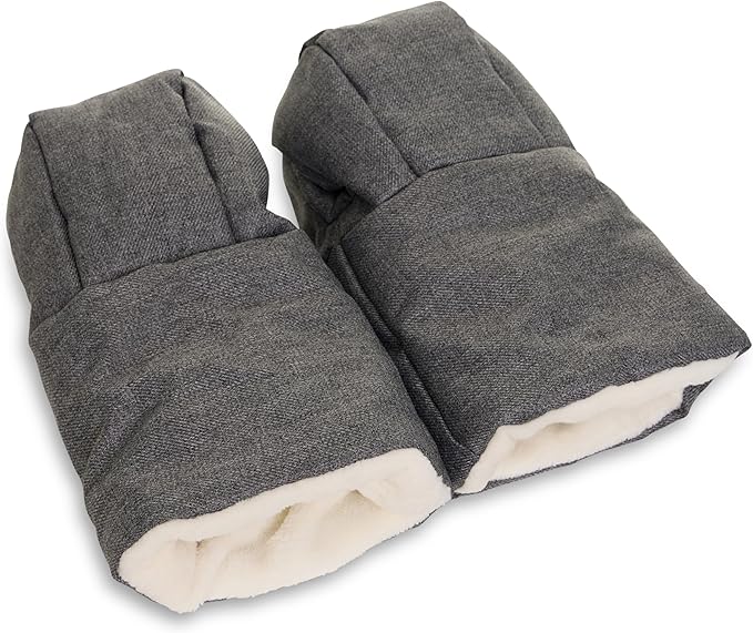 Winter Stroller Hand Muff Gloves, 2-Piece Set, Compatible with UPPAbaby Vista, Cruz, RumbleSeat, Ridge & Minu (V2 & V3), Waterproof, Ultra-Plush, Universal Fit