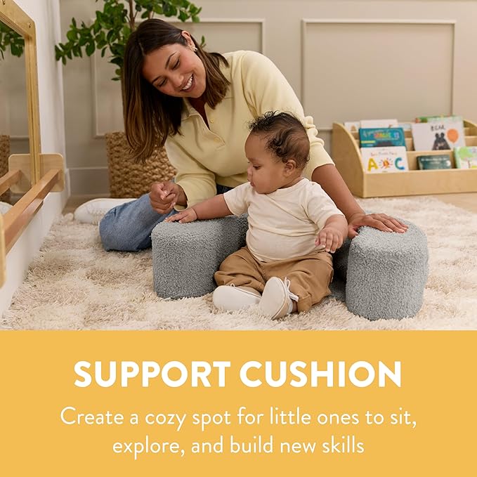 Sit 'n' Support Ring-Shaped Floor Cushion, Baby Essentials, Grey
