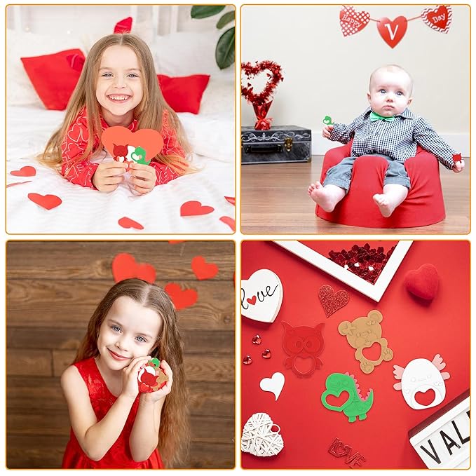 Seeiuua Valentines Teething Toys, Soft Silicone Baby Soothing Teether, Chew Toys, Baby Valentines Gifts, Birthday Gifts for Baby Teether Toy