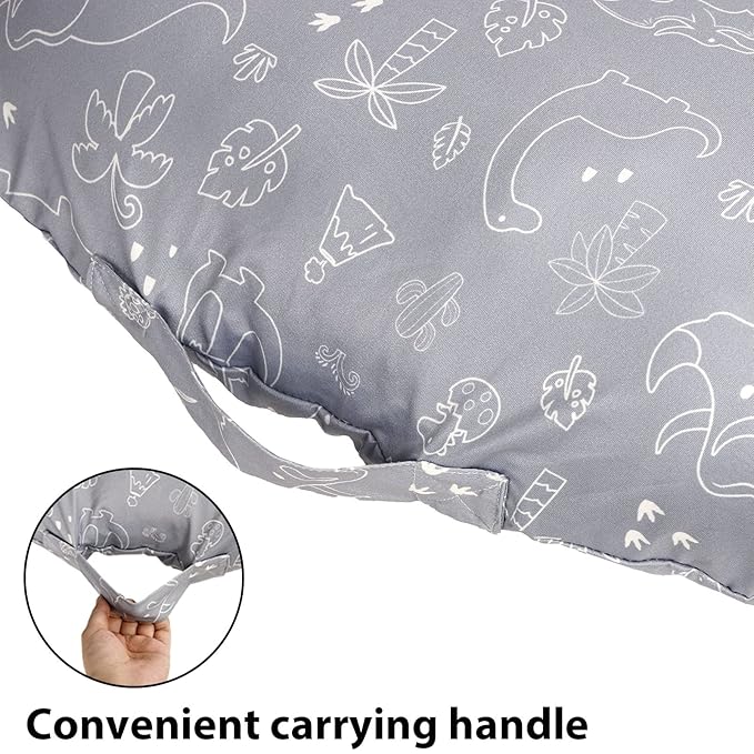 Newborn Lounger Cover Removable Cover Ultra Soft Comfortable Lounger Slipcover Removable Cover for Infant Lounger Pillow, (Lounger not Included)