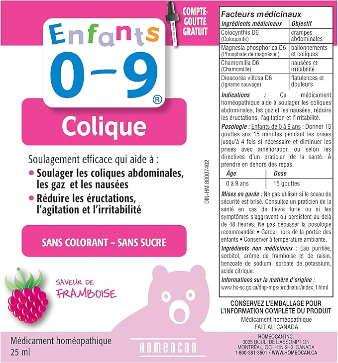 HOMEOCAN Hmeo Kids Colic Solution, 25 ML