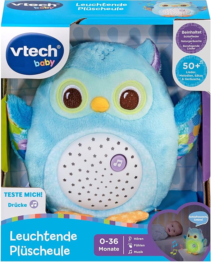 Leuchtende Plüscheule