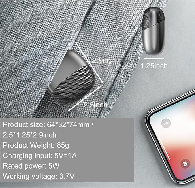 YFLife Electric Nail Clipper Integrated Cutting and Grinding, with Led Light, 2 Speed, Quiet and Portable Baby Nail Trimmer for Autism Kids Adult Seniors (Black)