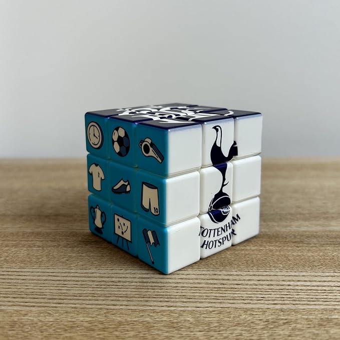 Tottenham Hotspur Rubiks Cube Toy - White/Navy, 8 x 12 x 16 cm