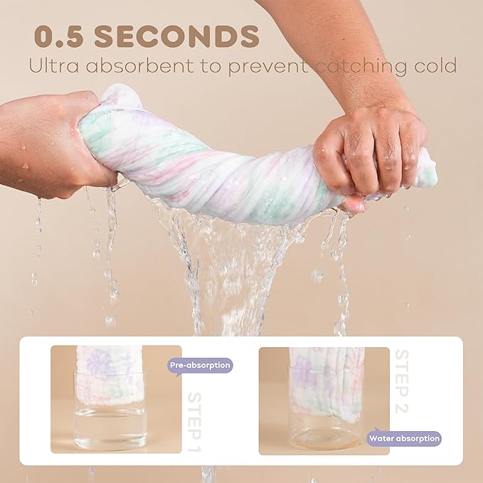 Baby Bath Towels, 100% Muslin Cotton Hooded Baby Towels for Newborn, 2 Pack Baby Towels with Hood for Infant Toddler and Kids, Large 32x32Inch, Soft and Absorbent