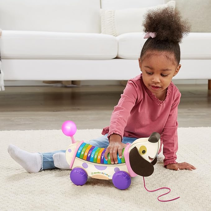 LeapFrog Wooden AlphaPup, Purple