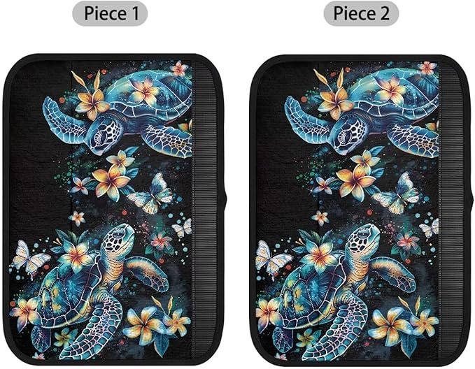 Seat Belt Cover Pad 2 Packs Car Seat Strap Pads Sea Turtle Easy to Install Car Seat Shoulder Strap Pads for All Car Seat Stroller for Parents Relatives