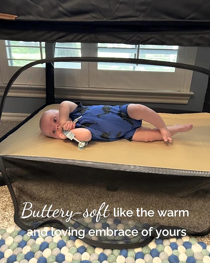 Pack and Play Sheets for Baby Bjorn, Guava Lotus Travel Crib and 24 x 42 Inch Travel Light Playard Mattress – Buttery Soft Jersey Pack n Play Sheets Fitted, Orange Yellow Grey, 3 Pack
