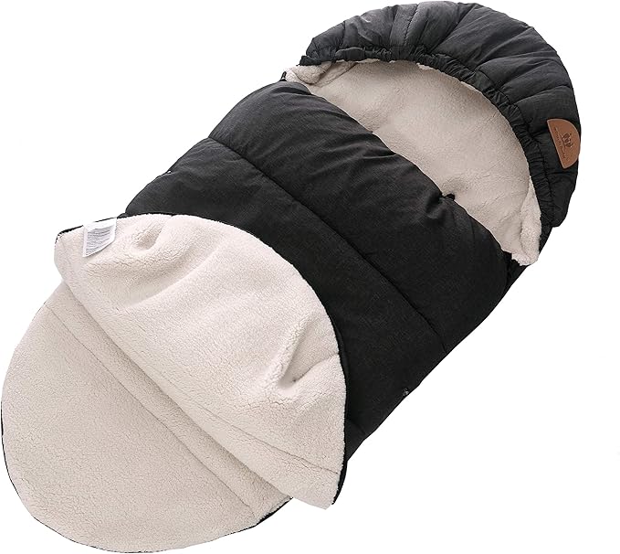 Miracle Baby Bunting Bag for Stroller, Warm Fleece Footmuff with Zippers, Convertible Infant Toddler Sleeping Bag Blanket for Boys Girls