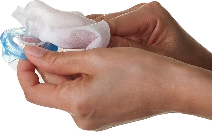 Dr. Talbot's Pacifier & Teether Wipes Naturally Inspired with Citroganix, Vanilla Milk (Pack of 4, 192 Count)