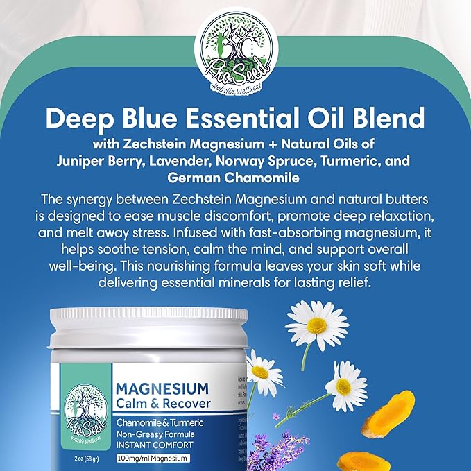 Herbal Magnesium Lotion for Kids - Magnesium Body Rub for Bedtime & Sleep - Food-Grade Ingredients Toddlers & Adults - After Workout - Moisturizes & Hydrates Legs, Feet & Body - Relieve Tansion - 2oz