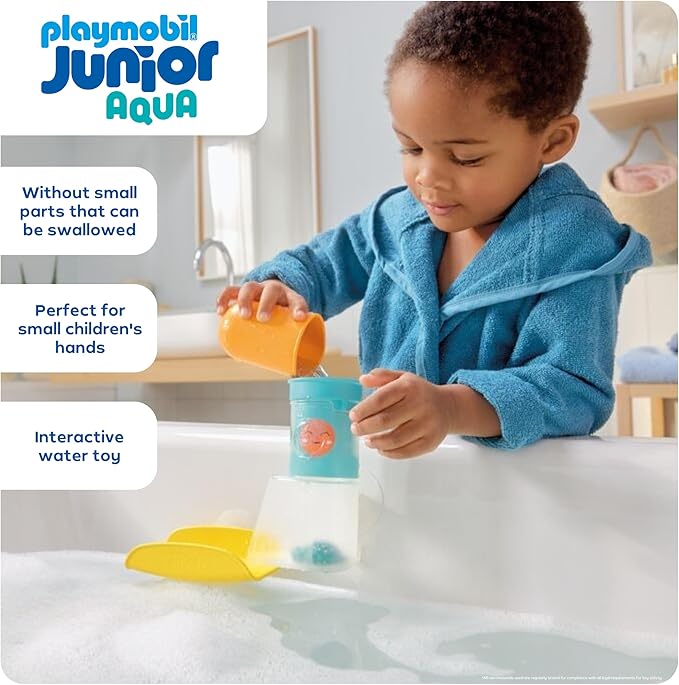 Playmobil Junior Aqua: Pour and Play Water Tank with Slide