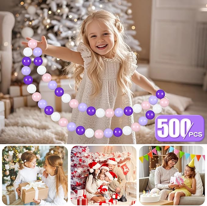 GOGOSO Ball Pit Balls for Toddlers Dogs Baby Boys Girls 2.2Inch Plasticball Toys for Kid Play Tent Birthday Slides Party Decor 50 100 170 200 500 1000