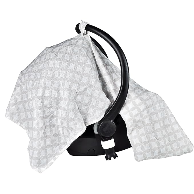 Scuddles Baby Car Seat Covers & Canopy - Sun Safety Blocker for Babies and Infant, Unisex Designs