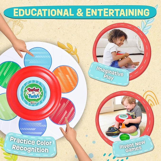 Twist N Twirl Classic Spinning Activity Toy for Toddlers Ages Over 18 Months