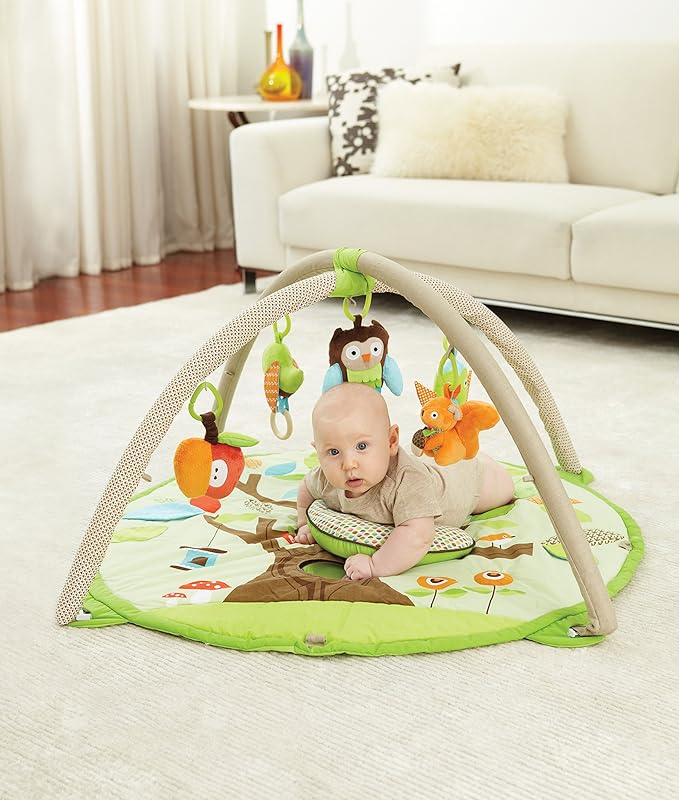 Skip Hop Baby Play Gym, Treetop Friends, Green/Brown, 36 x 36 x 19"
