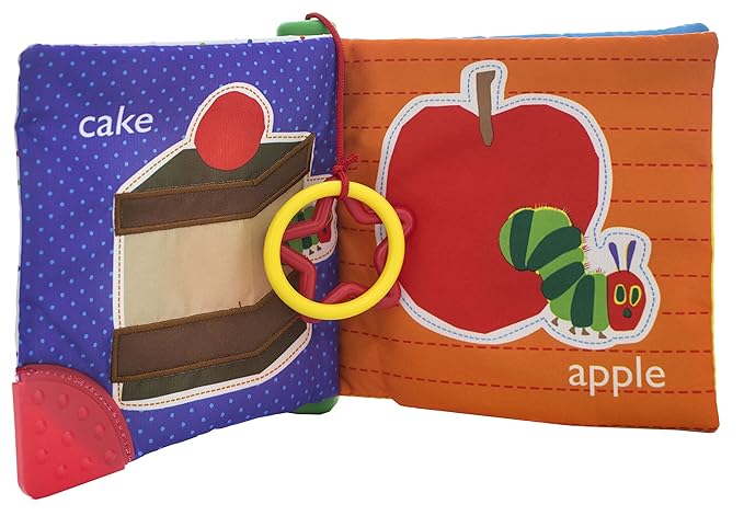 World of Eric Carle, The Very Hungry Caterpillar Fun Foods Soft Book Teether