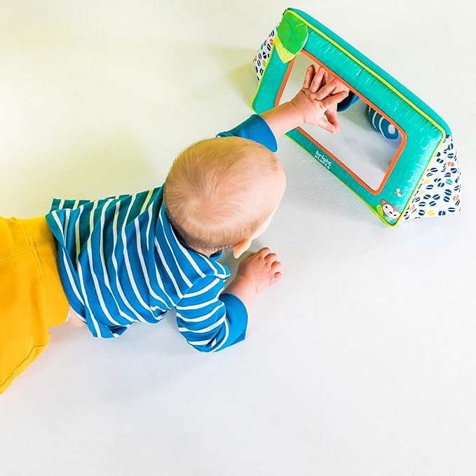 Bright Starts Sit and See Safari Floor Mirror Tummy Time Activity Toy, Ages Newborn + (Pack of 6)