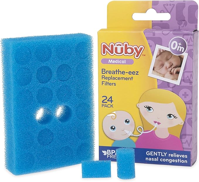 Nuby Breathe-EEZ Replacement Filters, 24 Count