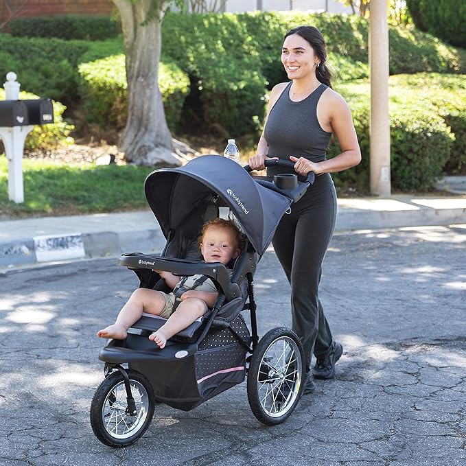 Baby Trend Expedition® Jogger Travel System with EZ-Lift™ Infant Car Seat, Dash Pink