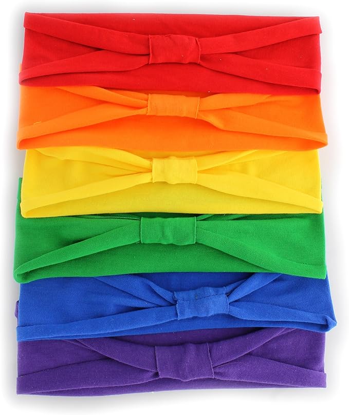 Jersey Knit Cotton Baby Headbands, Infant Size Packs