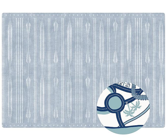 The Shwally PlayMat - Soft Baby Play Mat - Reversible Foam Floor Mat - Waterproof, Wipe-Clean, Durable, Non-Toxic and Hypoallergenic - Large (6.5' X 4.5') (Bowie)